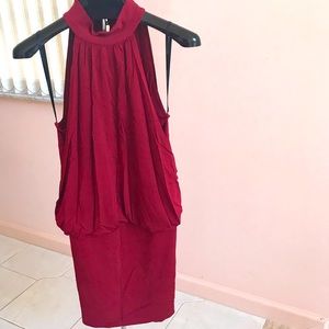 Laundry crimson stretch dress sz M